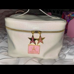 Jeffree Star white glitter bag